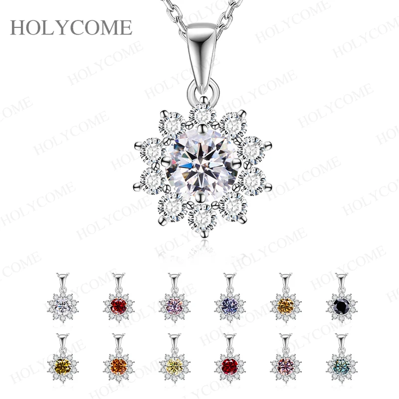 【Multicolor】Moissanite Sunflower Pendant Necklace Round Cut 2CT for Women Wedding/Party/Engagement Special Gifts Wholesale Price
【Multicolor】Moissanite Sunflower Pendant Necklace Round Cut 2CT for Women Wedding/Party/Engagement Special Gifts Wholesale Price