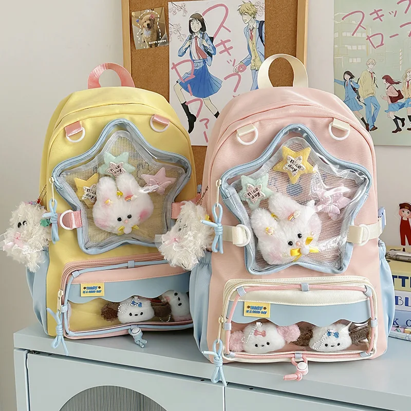 Transparent Backpack Large Capacity Kids Backpacks for Boy Cute Backpack Cartoon Backpacks School Bags Designer Bags Mochila Sac
Transparent Backpack Large Capacity Kids Backpacks for Boy Cute Backpack Cartoon Backpacks School Bags Designer Bags Mochila Sac