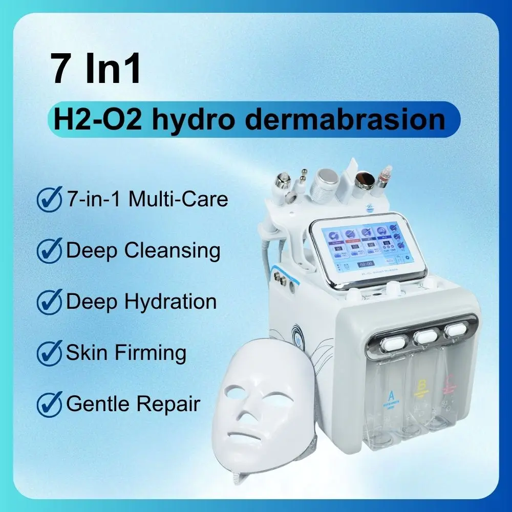 Professional 7 In 1 Water Oxygen Small Bubble Machine Hydra Water Dermabrasion Beauty Instrument Facial Spa Skin Care Skin Clean
Professional 7 In 1 Water Oxygen Small Bubble Machine Hydra Water Dermabrasion Beauty Instrument Facial Spa Skin Care Skin Clean