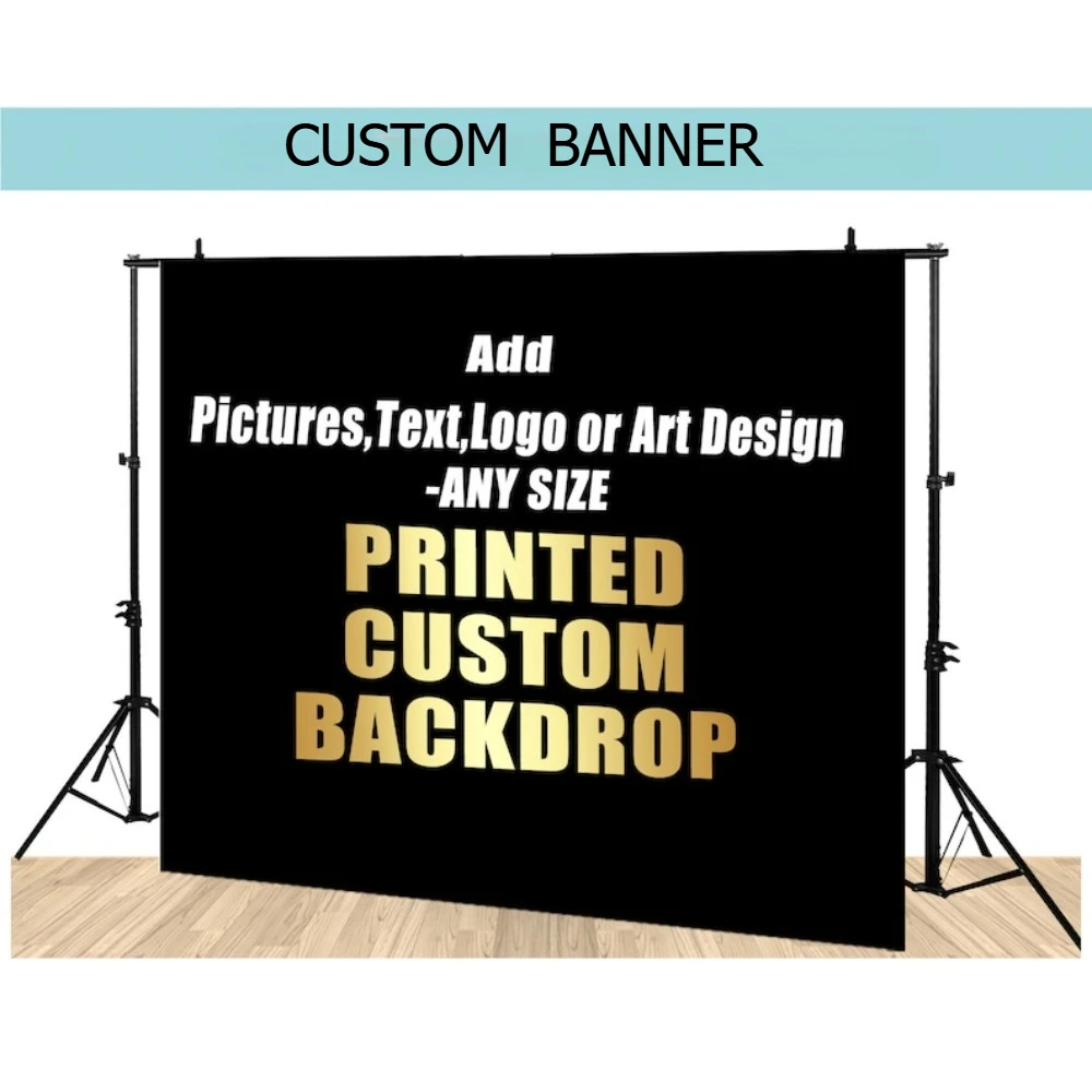 Custom Party Backdrop Fabric Personalized Banner Studio Background Add Pictures Text Logo, for Wedding, Birthdays, Anniversaries
Custom Party Backdrop Fabric Personalized Banner Studio Background Add Pictures Text Logo, for Wedding, Birthdays, Anniversaries