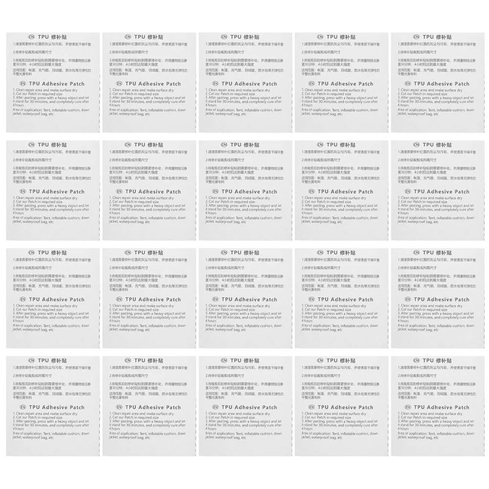 20Pcs Tpu Swim Ring Inflatable Repair Patch Sturdy Temperature Resistant Peel and Stick Easy to Use Mend Kit Patch Repair Kit
20Pcs Tpu Swim Ring Inflatable Repair Patch Sturdy Temperature Resistant Peel and Stick Easy to Use Mend Kit Patch Repair Kit