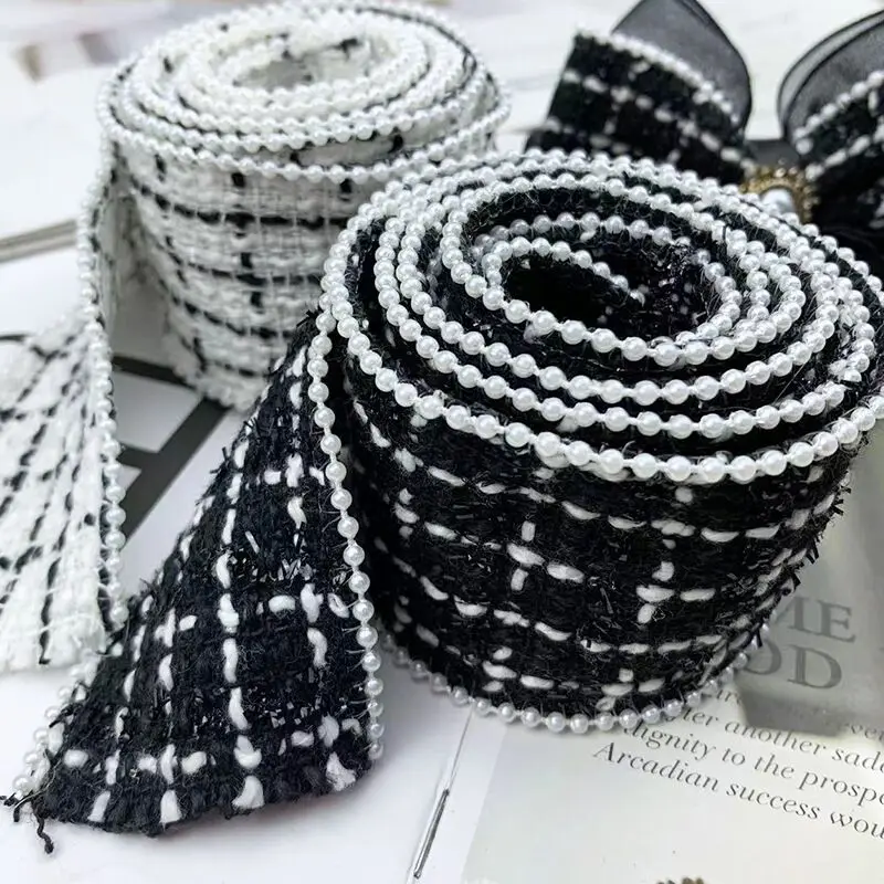 5 Yards 50mm Pearl Checked Ribbon DIY Handmade Materials Headwear Hair Bows Clothing Shoes Hat Accessories Home Decoration Craft
5 Yards 50mm Pearl Checked Ribbon DIY Handmade Materials Headwear Hair Bows Clothing Shoes Hat Accessories Home Decoration Craft