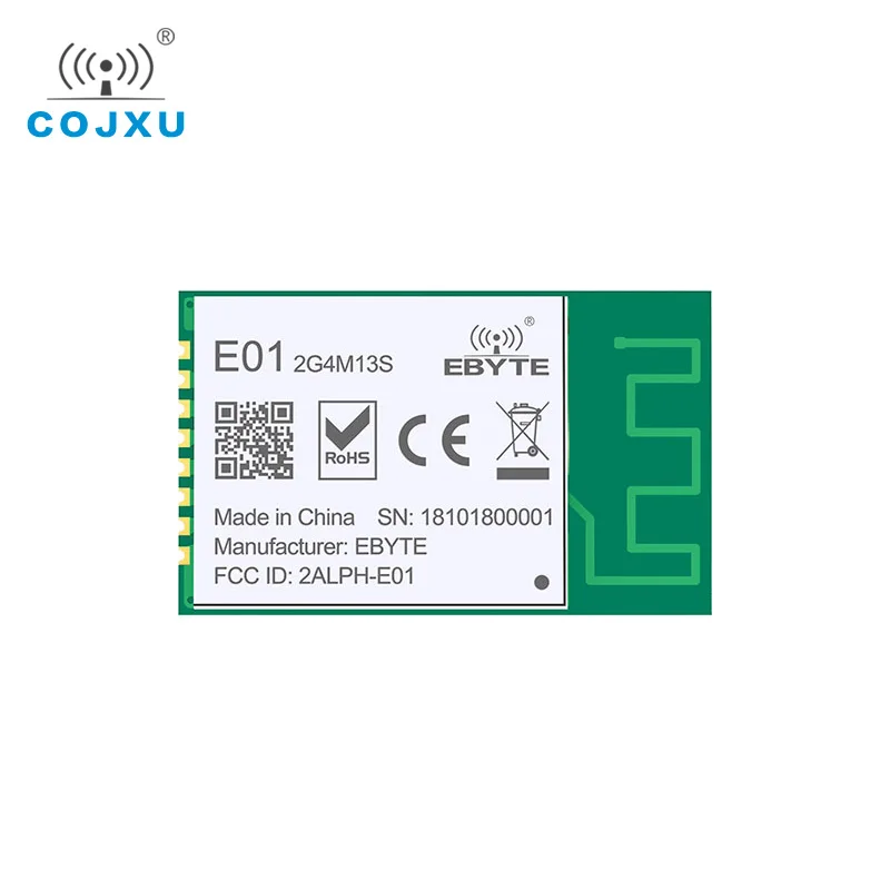 NRF24L01 PA LNA 2,4 ГГц 13 дБм беспроводной SPI E01-2G4M13S 2,4 ГГц ebyte nRF24L01P rf беспроводной передатчик и приемник PCB антенна
NRF24L01 PA LNA 2,4 ГГц 13 дБм беспроводной SPI E01-2G4M13S 2,4 ГГц ebyte nRF24L01P rf беспроводной передатчик и приемник PCB антенна