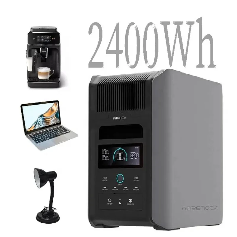 Large Capacity Expandable Portable Power Station Solar Generator 2400Wh MPPT Wireless Charging LiFePO4 Battery Flashlight Cigar
Large Capacity Expandable Portable Power Station Solar Generator 2400Wh MPPT Wireless Charging LiFePO4 Battery Flashlight Cigar