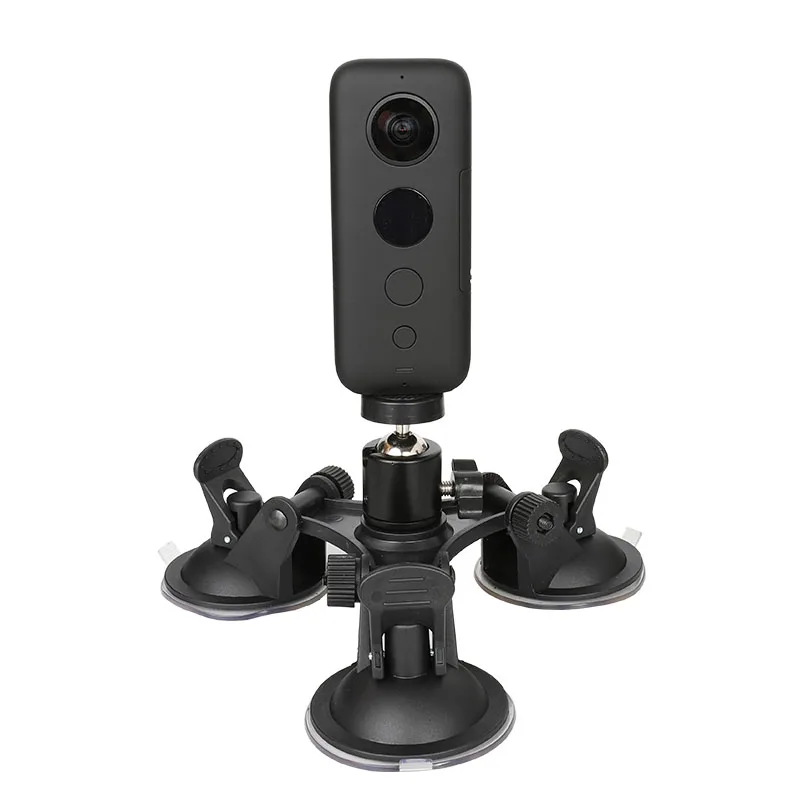 Тройное крепление на присоске для камеры с шаровой головкой для Insta360 One X/X2/X3 Yi 4K/Sony/Автомобильный держатель на присоске, крепление на окно, аксессуары
Тройное крепление на присоске для камеры с шаровой головкой для Insta360 One X/X2/X3 Yi 4K/Sony/Автомобильный держатель на присоске, крепление на окно, аксессуары