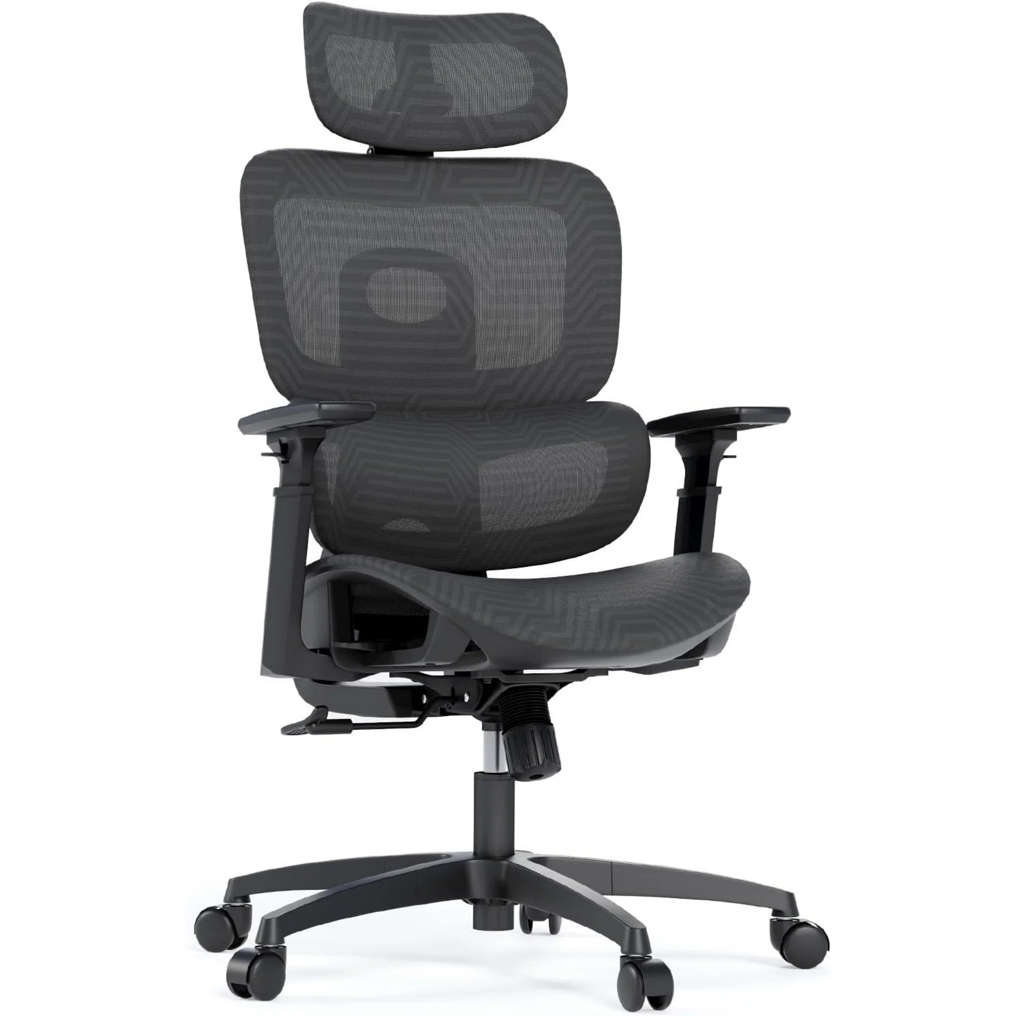 Ergonomic Mesh Office Chair, Adjustable Headrest, 3D Armrests, Lumbar Support, Tilt Lock Function, Breathable High-Back Desk Chair Computer Chair for Home Office Work, Study, Gaming,
Ergonomic Mesh Office Chair, Adjustable Headrest, 3D Armrests, Lumbar Support, Tilt Lock Function, Breathable High-Back Desk Chair Computer Chair for Home Office Work, Study, Gaming,