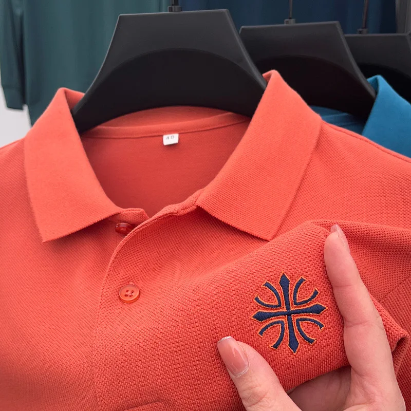 DYXUE High-end new Brand Casual Autumn Polo Shirt Lapel Embroidered Long-sleeved Men's Comfortable 100% Cotton Fabric Top M-4XL
DYXUE High-end new Brand Casual Autumn Polo Shirt Lapel Embroidered Long-sleeved Men's Comfortable 100% Cotton Fabric Top M-4XL