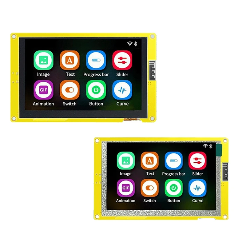 1 комплект, умный ЖК-дисплей MCU 800X480 RGB с диагональю 5 дюймов и поддержкой Wi-Fi и Bluetooth
1 комплект, умный ЖК-дисплей MCU 800X480 RGB с диагональю 5 дюймов и поддержкой Wi-Fi и Bluetooth