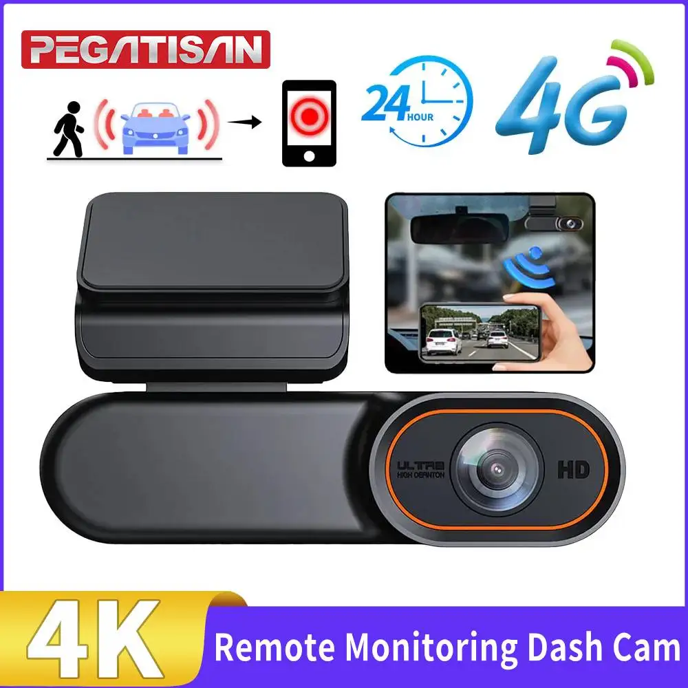 4G LTE Dash Cam GPS Logger 4K UHD Recording Car Camera DVR Night Vision Video Recorder Remote Monitoring 24H Parking Monitor
4G LTE Dash Cam GPS Logger 4K UHD Recording Car Camera DVR Night Vision Video Recorder Remote Monitoring 24H Parking Monitor
