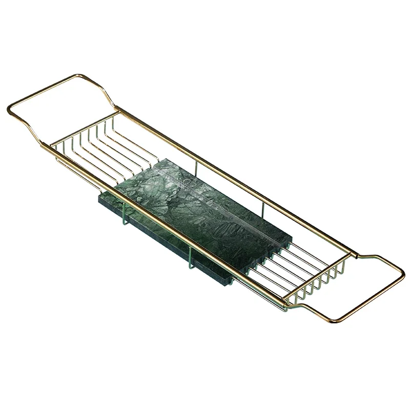 Stainless Steel Bathtub Caddy Tray Over Bath Tub Table Shelf With Extending Sides Natural Marble Telescopic Non-slip Shelving
Stainless Steel Bathtub Caddy Tray Over Bath Tub Table Shelf With Extending Sides Natural Marble Telescopic Non-slip Shelving