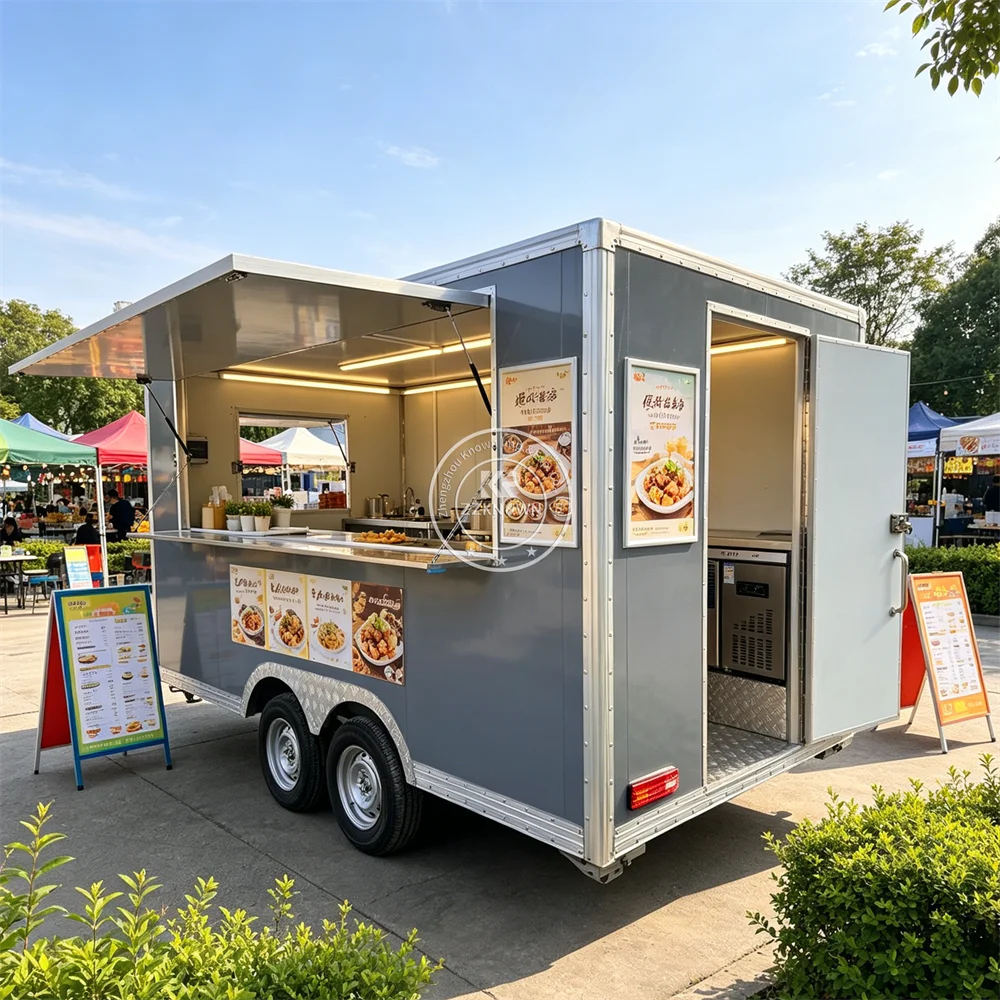 Mobile Food Truck Commercial Kitchen Fast Food BBQ Burger Pizza Factory Supply Premium Food Trailer With Cooking Equipment
Mobile Food Truck Commercial Kitchen Fast Food BBQ Burger Pizza Factory Supply Premium Food Trailer With Cooking Equipment