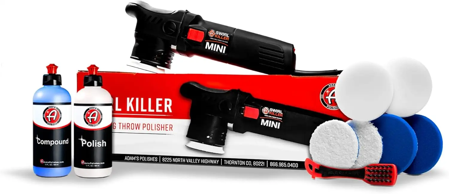 Полировочный аппарат Swirl Killer, автомобильный буферный полировщик, 12 мм, орбитальная полировка, инструмент для исправления краски, средство удаления царапин с автомобиля, Pol
Полировочный аппарат Swirl Killer, автомобильный буферный полировщик, 12 мм, орбитальная полировка, инструмент для исправления краски, средство удаления царапин с автомобиля, Pol