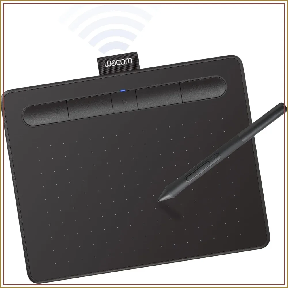 Bluetooth Graphics Drawing Tablet with 4 Customizable ExpressKeys, Portable for Creators, Compatible with Chromebook Mac OS Android and Windows - Black
Bluetooth Graphics Drawing Tablet with 4 Customizable ExpressKeys, Portable for Creators, Compatible with Chromebook Mac OS Android and Windows - Black