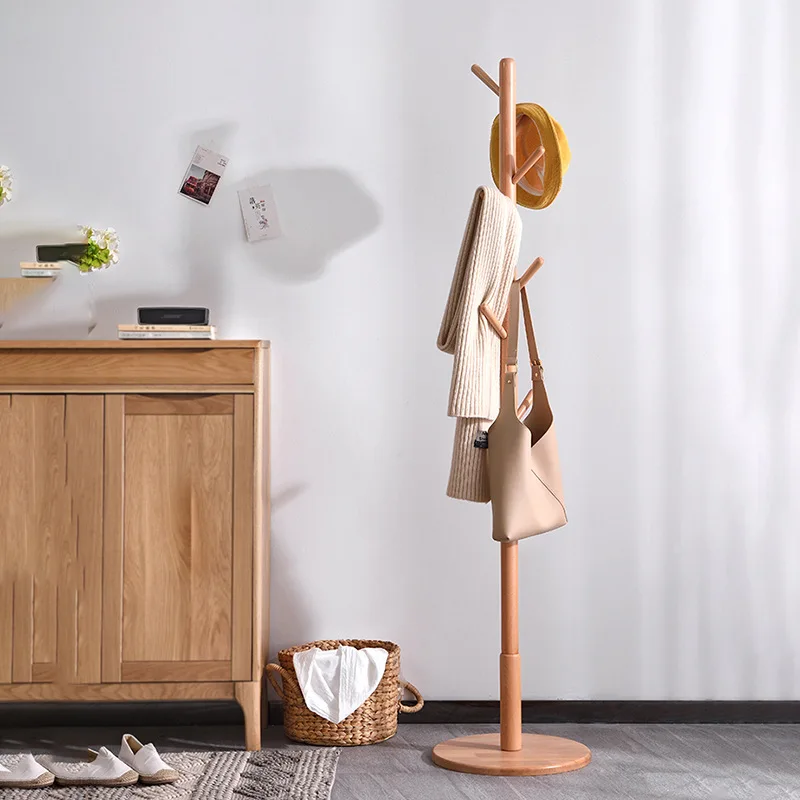 Coat rack, bedroom hanger floor-to-ceiling modern simple solid wood home simple room single pole drying clothes hanging hanger
Coat rack, bedroom hanger floor-to-ceiling modern simple solid wood home simple room single pole drying clothes hanging hanger