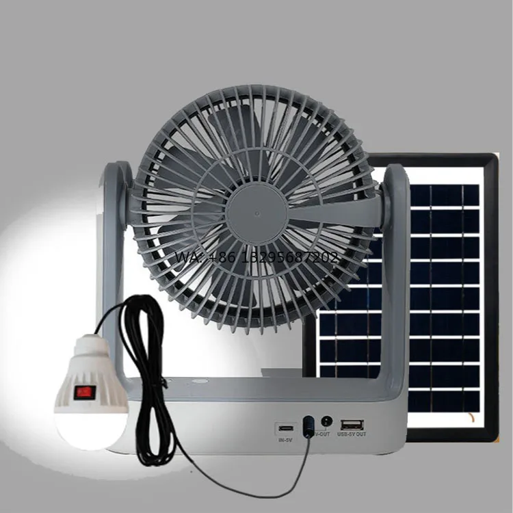 Manufacturer Outdoor Hanging Fan 8inches Small LED Table Fan with Usb Output Solar Charging Desktop Fan in Summer
Manufacturer Outdoor Hanging Fan 8inches Small LED Table Fan with Usb Output Solar Charging Desktop Fan in Summer