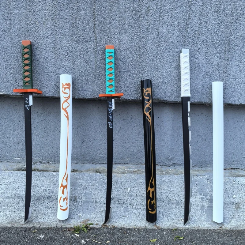 Toy Sword Demon Slayer Katana 72cm Sword Cosplay Kochou Shinobu Hashibira Inosuke Mitsuri 1:1 Original Safety Rubber toy gift
Toy Sword Demon Slayer Katana 72cm Sword Cosplay Kochou Shinobu Hashibira Inosuke Mitsuri 1:1 Original Safety Rubber toy gift