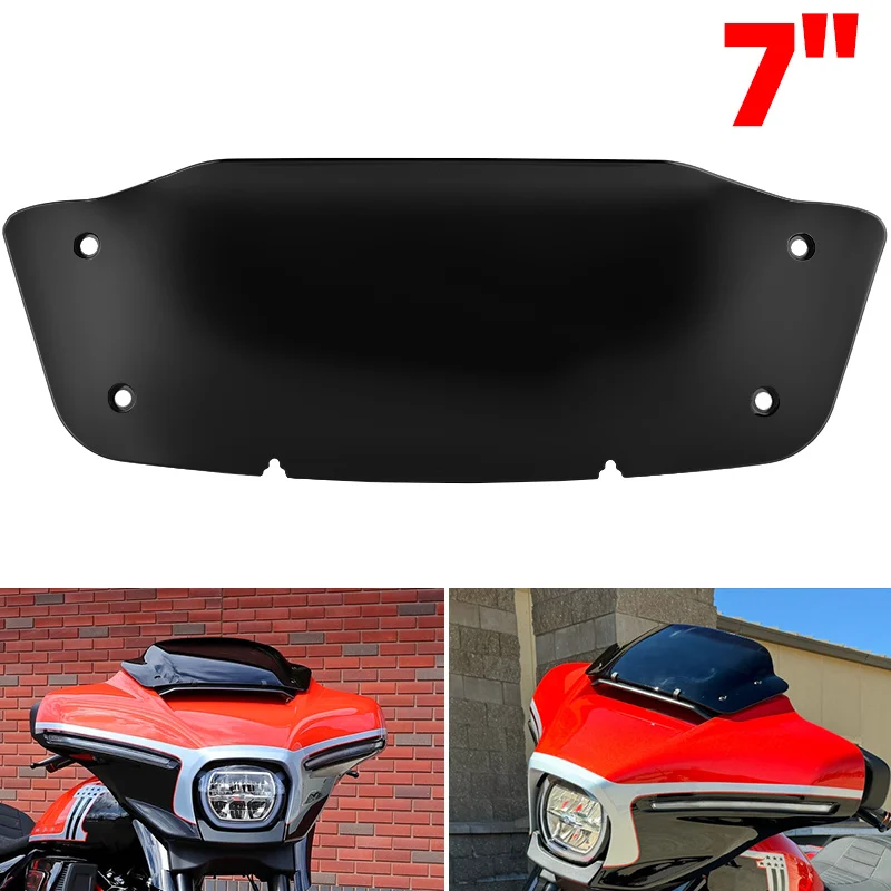 Motorcycle 7" Wave Windshield Windscreen Wind Splitter For Harley Touring CVO Street Glide FLHX Street Glide FLHXSE 2023 2024
Motorcycle 7" Wave Windshield Windscreen Wind Splitter For Harley Touring CVO Street Glide FLHX Street Glide FLHXSE 2023 2024
