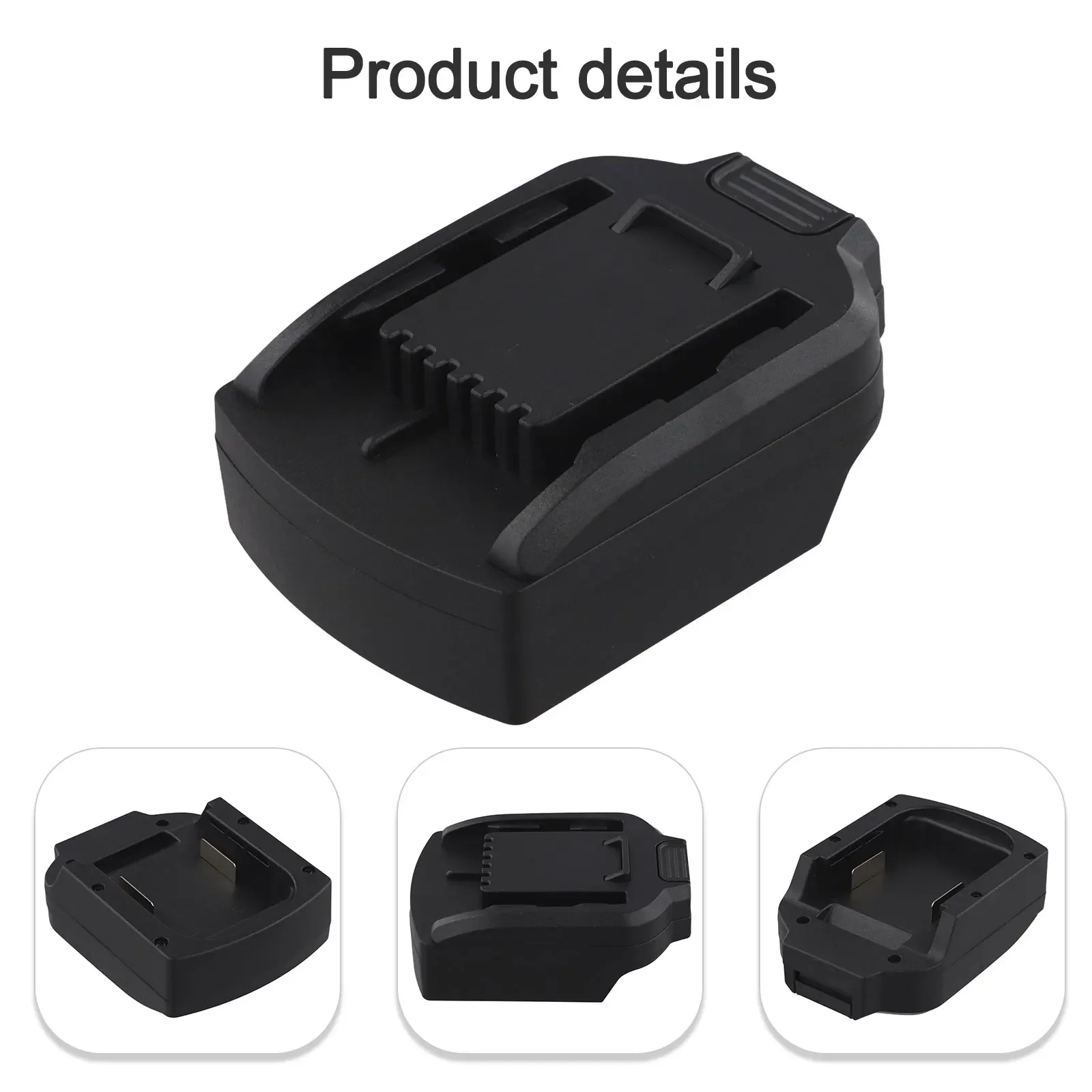 Решение для преобразования аккумулятора, черный как изображение, адаптер-переходник для аккумулятора для адаптера аккумулятора от 18 до 20 В
Решение для преобразования аккумулятора, черный как изображение, адаптер-переходник для аккумулятора для адаптера аккумулятора от 18 до 20 В