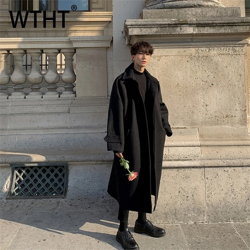 WTHT модные мужские однотонные утолщенные свободные повседневные ветровки с лацканами в корейском стиле однобортные пальто мужские 2A0826
WTHT модные мужские однотонные утолщенные свободные повседневные ветровки с лацканами в корейском стиле однобортные пальто мужские 2A0826