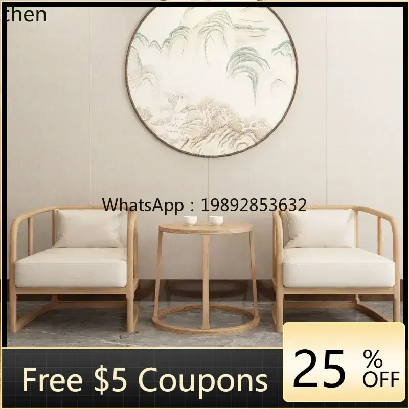 SF solid wood sofa chair three-piece modern homestay clubhouse reception single leisure armchair
SF solid wood sofa chair three-piece modern homestay clubhouse reception single leisure armchair