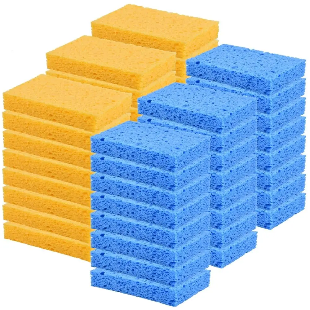 48 Pack Sponges Kitchen Natural Compressed Cellulose Sponges for Dishes Non Scratch for Household Cookware Bathroom Cars Sof
48 Pack Sponges Kitchen Natural Compressed Cellulose Sponges for Dishes Non Scratch for Household Cookware Bathroom Cars Sof