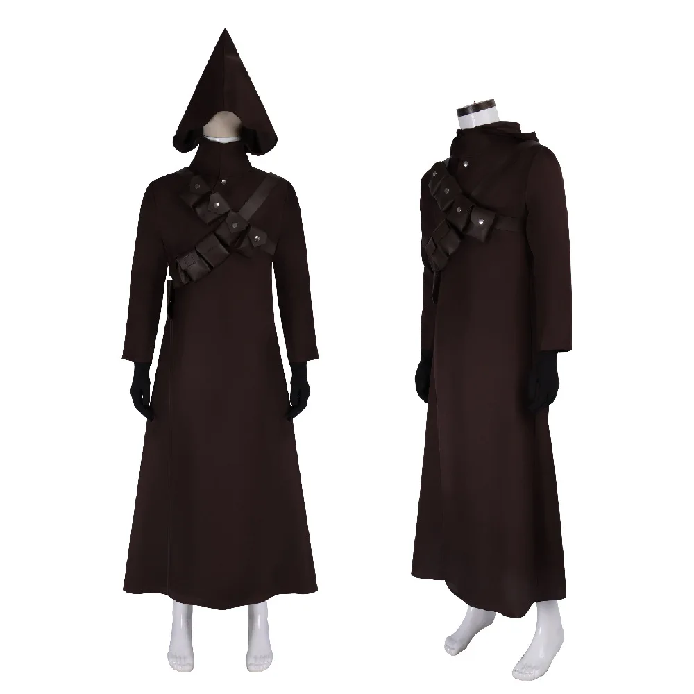 Adult Tusken Cosplay Raider Fantasia Clothing Sand People Costume Hooded Cloak Robe Belt Outfits Halloween Carnival Party Suit
Adult Tusken Cosplay Raider Fantasia Clothing Sand People Costume Hooded Cloak Robe Belt Outfits Halloween Carnival Party Suit