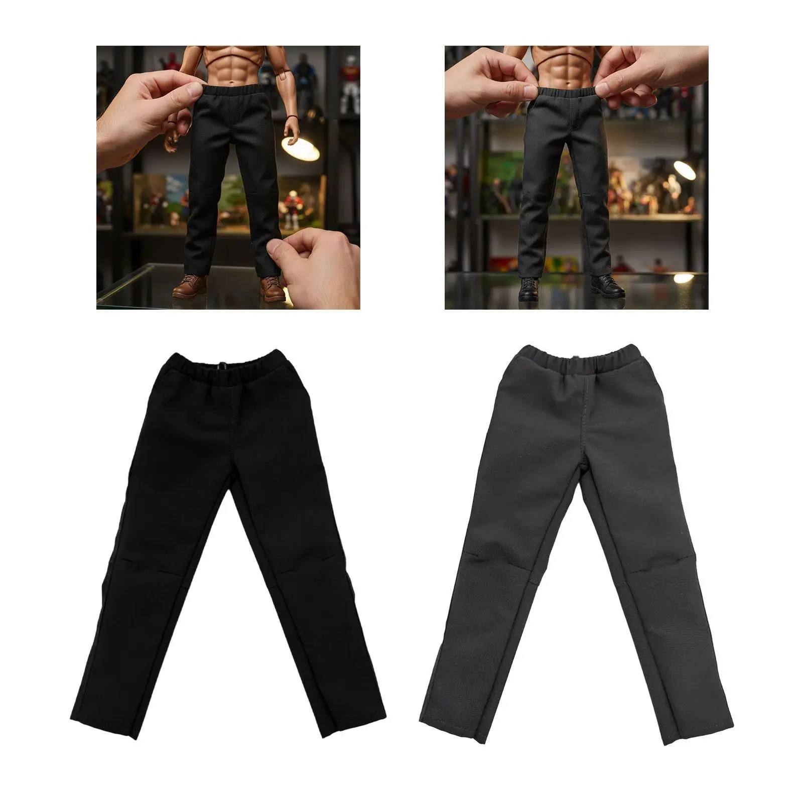 1:6 Scale Man Action Figure Pants Display Scene Gift Doll Clothes Toy Clothing Model Miniature Figurine Trousers for 12" Man
1:6 Scale Man Action Figure Pants Display Scene Gift Doll Clothes Toy Clothing Model Miniature Figurine Trousers for 12" Man