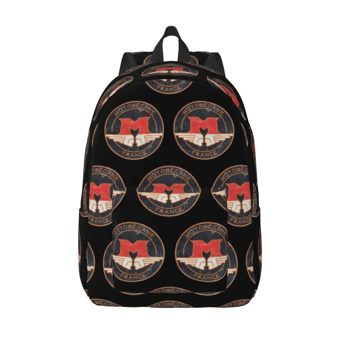 Motobecane Retro Badge Student Backpack School Bag Hiking Travel Daypack for Men Women Bookbag Shoulder Bags
Motobecane Retro Badge Student Backpack School Bag Hiking Travel Daypack for Men Women Bookbag Shoulder Bags