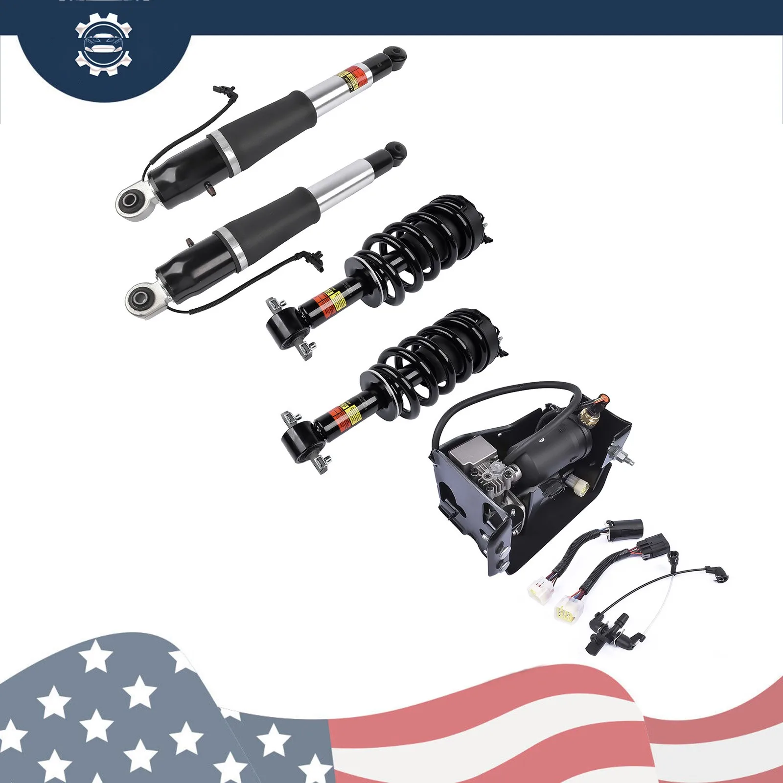 AP02 2Pcs Front Strut Assys + 2Pcs Rear Shock Absorber + Air Compressor For Cadillac Escalade Chevy Tahoe GMC Yukon 2015-2020 84176631 84176675 15254590
AP02 2Pcs Front Strut Assys + 2Pcs Rear Shock Absorber + Air Compressor For Cadillac Escalade Chevy Tahoe GMC Yukon 2015-2020 84176631 84176675 15254590