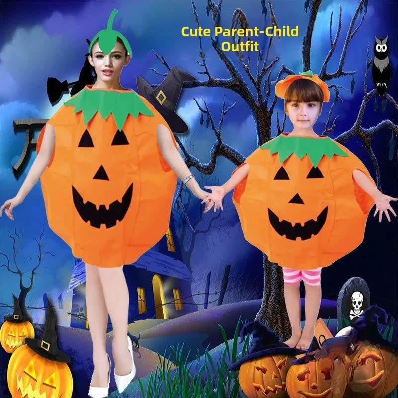 Halloween Performance Clothes Pumpkin Hat Pumpkin Costume Adult Children's Ball Masquerade Outfit Stage Performance Apparel
Halloween Performance Clothes Pumpkin Hat Pumpkin Costume Adult Children's Ball Masquerade Outfit Stage Performance Apparel