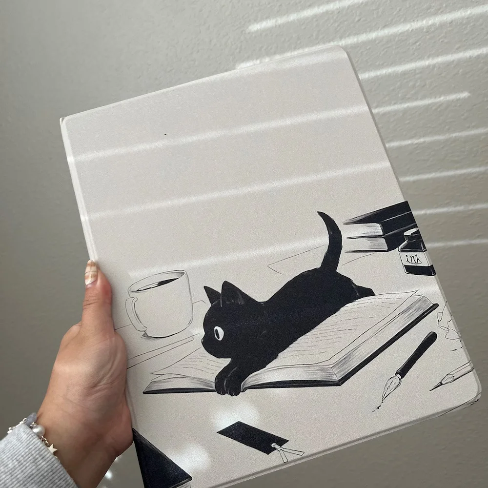 Cat lying on book ipad case For Apple Air 10.9 iPad Pro 2020 Cover for iPad 10.2 11 12.9in 2021 Mini 5 6 Case
Cat lying on book ipad case For Apple Air 10.9 iPad Pro 2020 Cover for iPad 10.2 11 12.9in 2021 Mini 5 6 Case