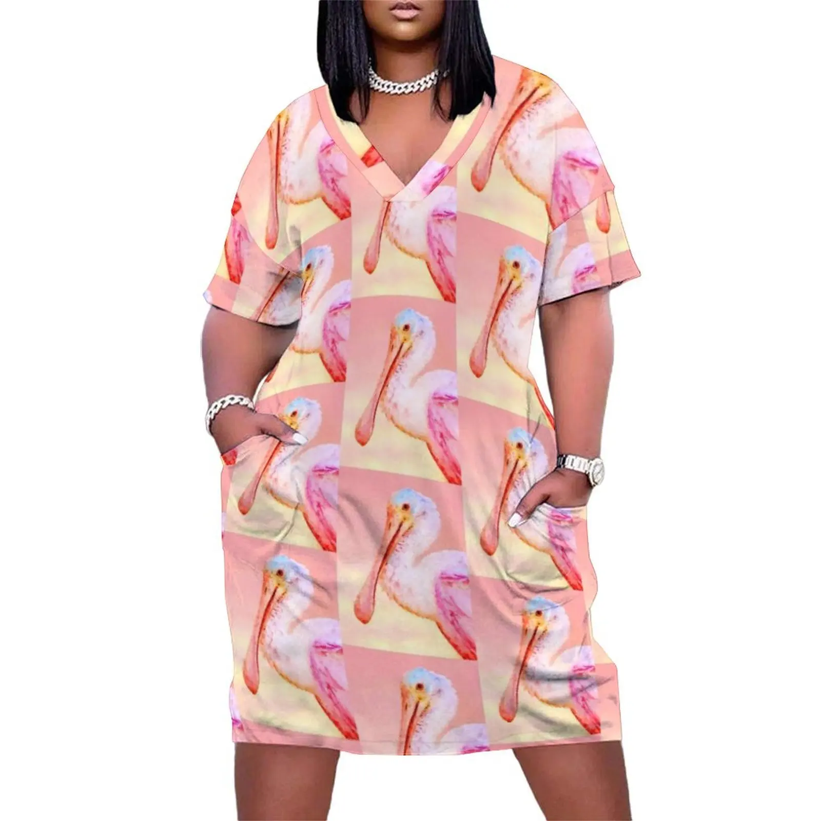 Roseate Spoonbill Loose Pocket Dress dresses for womens womans clothing Woman clothes
Roseate Spoonbill Loose Pocket Dress dresses for womens womans clothing Woman clothes