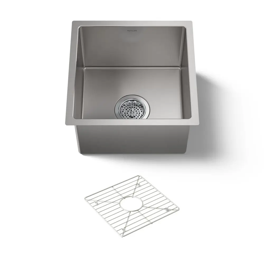 Strive 15 x 15 Undermount Stainless Steel Kitchen Sink with Basin Rack, Kitchen Sinks, K5287NA
Strive 15 x 15 Undermount Stainless Steel Kitchen Sink with Basin Rack, Kitchen Sinks, K5287NA