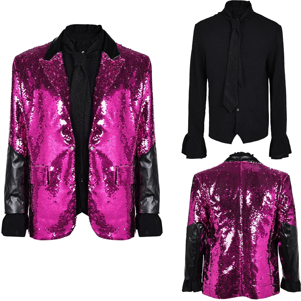 Adult Rite Cosplay Costume Here Rite Now Jacket Disguise Men Concert Shirt Coat Necktie Outfits Halloween Carnival Party Suit
Adult Rite Cosplay Costume Here Rite Now Jacket Disguise Men Concert Shirt Coat Necktie Outfits Halloween Carnival Party Suit