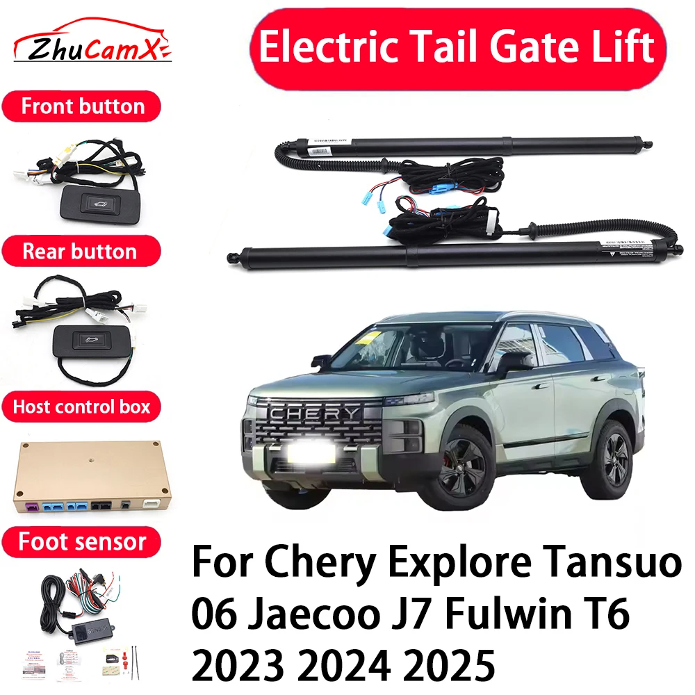 ZhuCamX Car Automatic Electric Tail Gate Lift Tailgate Assist System for Chery Explore Tansuo 06 Jaecoo J7 Fulwin T6 2023~2025
ZhuCamX Car Automatic Electric Tail Gate Lift Tailgate Assist System for Chery Explore Tansuo 06 Jaecoo J7 Fulwin T6 2023~2025