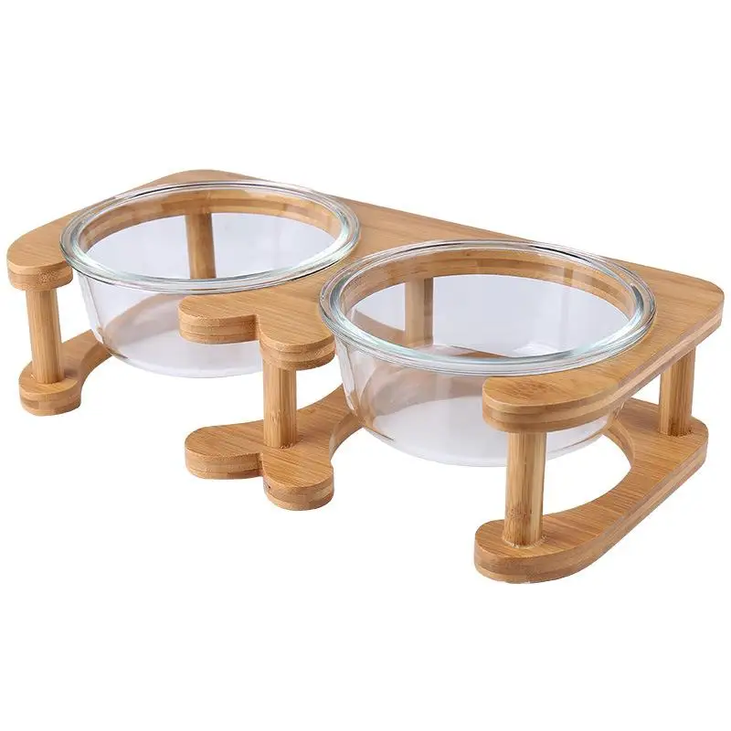 Double Glass Cat And Dog Bowl with Inner round Stand Protecting Cervical Spine Pet Water And Food Dish Eco-Friendly Glass Bowl
Double Glass Cat And Dog Bowl with Inner round Stand Protecting Cervical Spine Pet Water And Food Dish Eco-Friendly Glass Bowl