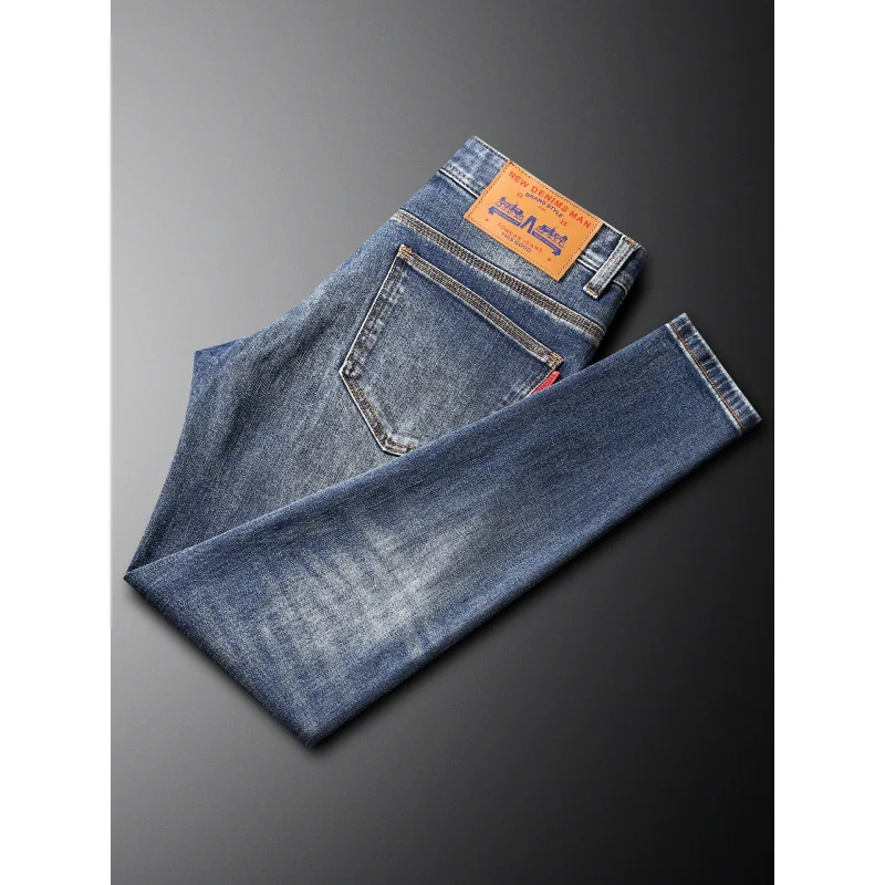 Autumn and winter thick jeans men's high-end fashion stretch slim fit small straight fashion trend versatile pants
Autumn and winter thick jeans men's high-end fashion stretch slim fit small straight fashion trend versatile pants