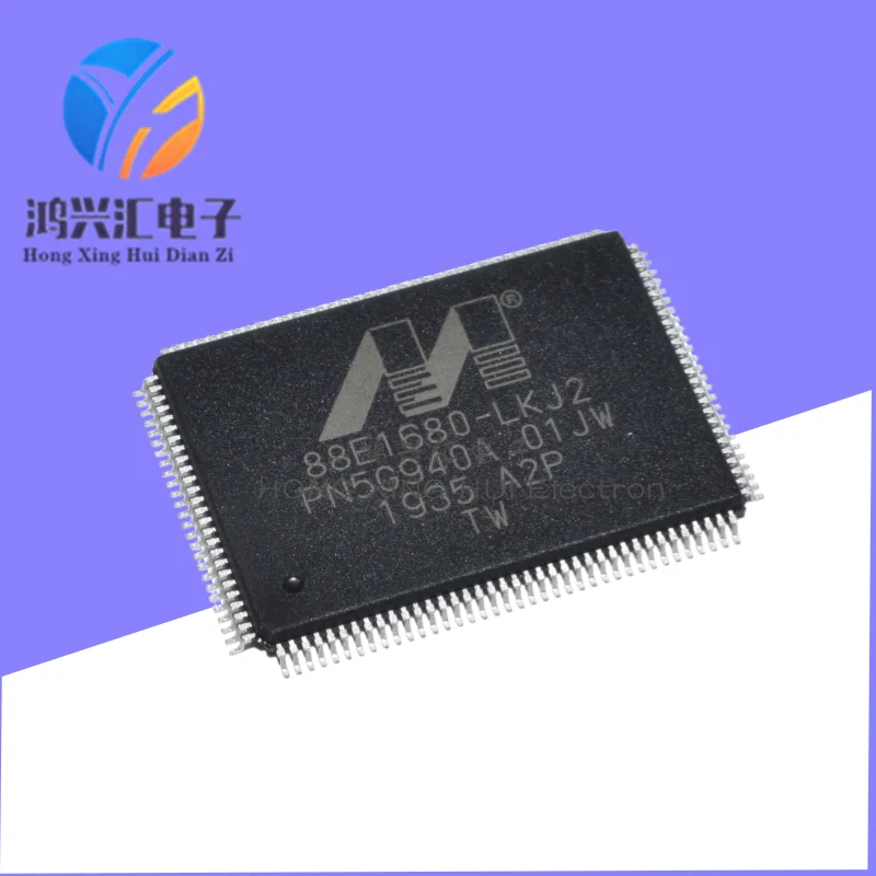 New/Original 88E1680 88E1680-LKJ2 Ethernet Transceiver Chip IC in QFP128 Package
New/Original 88E1680 88E1680-LKJ2 Ethernet Transceiver Chip IC in QFP128 Package