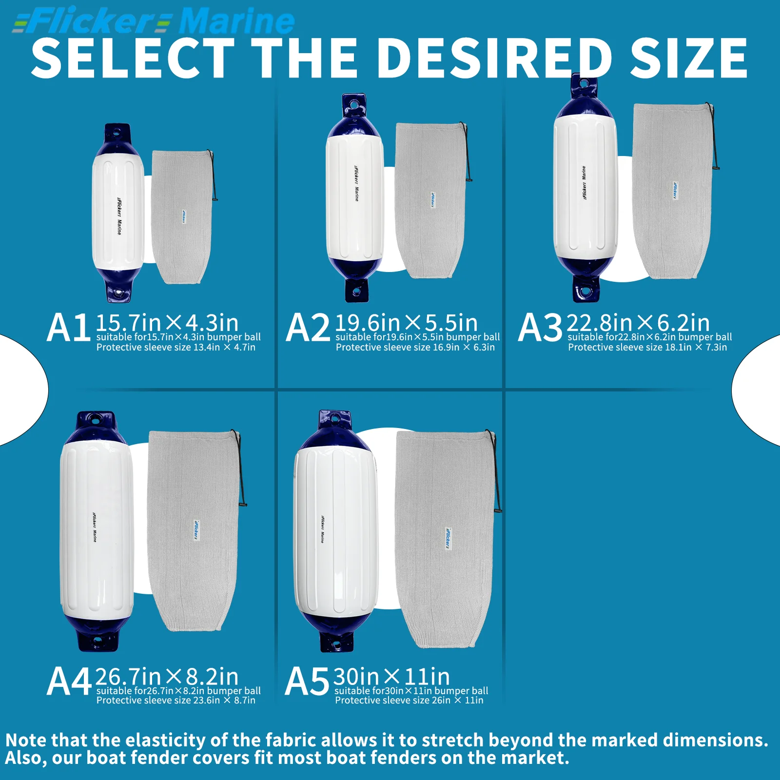 Boat Fender Covers with Bumpers Set, Marine Dock Fenders Sleeves, Heavy Duty Polyester Protection for Yacht Boat Docking
Boat Fender Covers with Bumpers Set, Marine Dock Fenders Sleeves, Heavy Duty Polyester Protection for Yacht Boat Docking