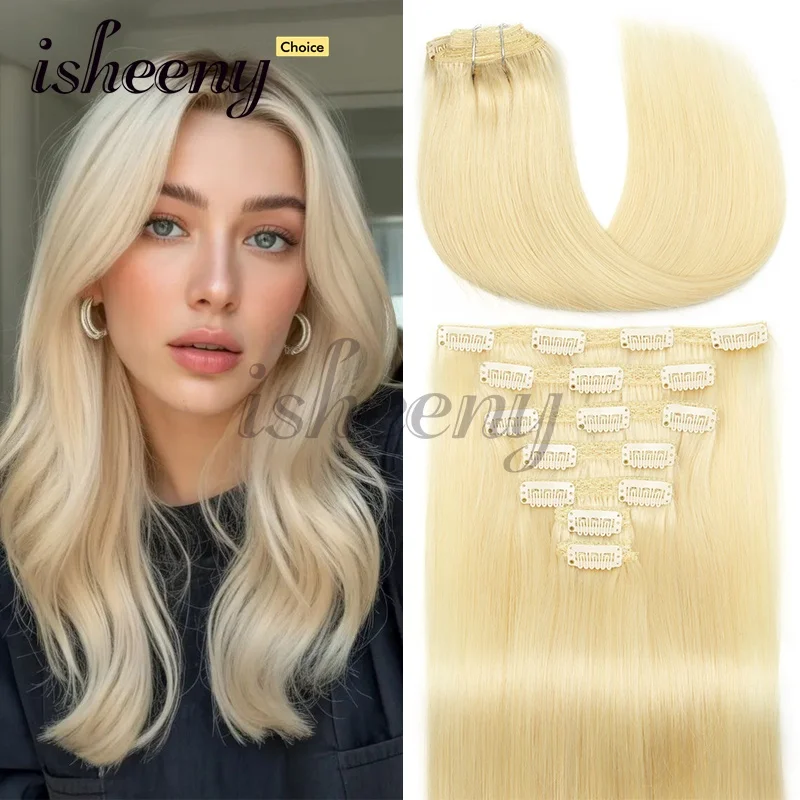 60# Clips in Human Hair Extensions 7pcs/set Easy to Wear for Women 12inch-20inch Invisible Clips Straight Hair Salon Quality
60# Clips in Human Hair Extensions 7pcs/set Easy to Wear for Women 12inch-20inch Invisible Clips Straight Hair Salon Quality