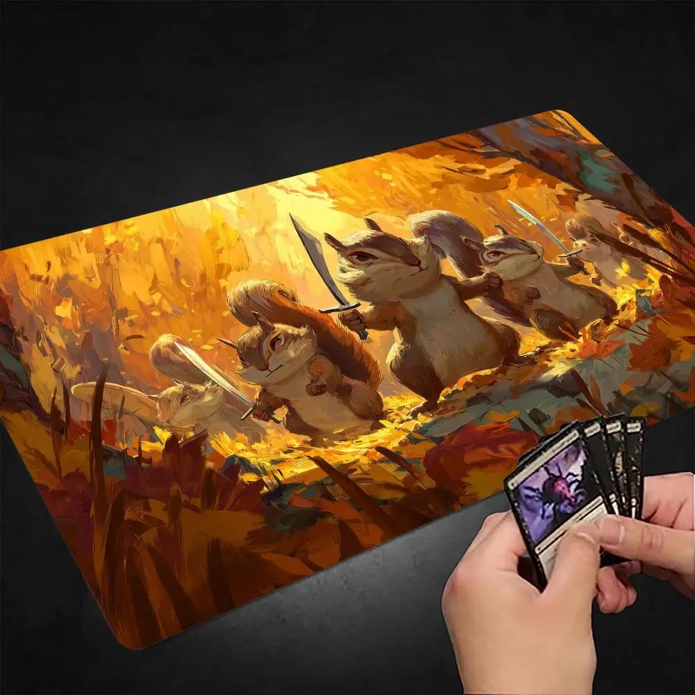 Forest Squirrel Team MTG Playmat Magic Card Mat with Stitched Edge Non-Slip Durable Tabletop playmat Board Game Mat for TCG
Forest Squirrel Team MTG Playmat Magic Card Mat with Stitched Edge Non-Slip Durable Tabletop playmat Board Game Mat for TCG