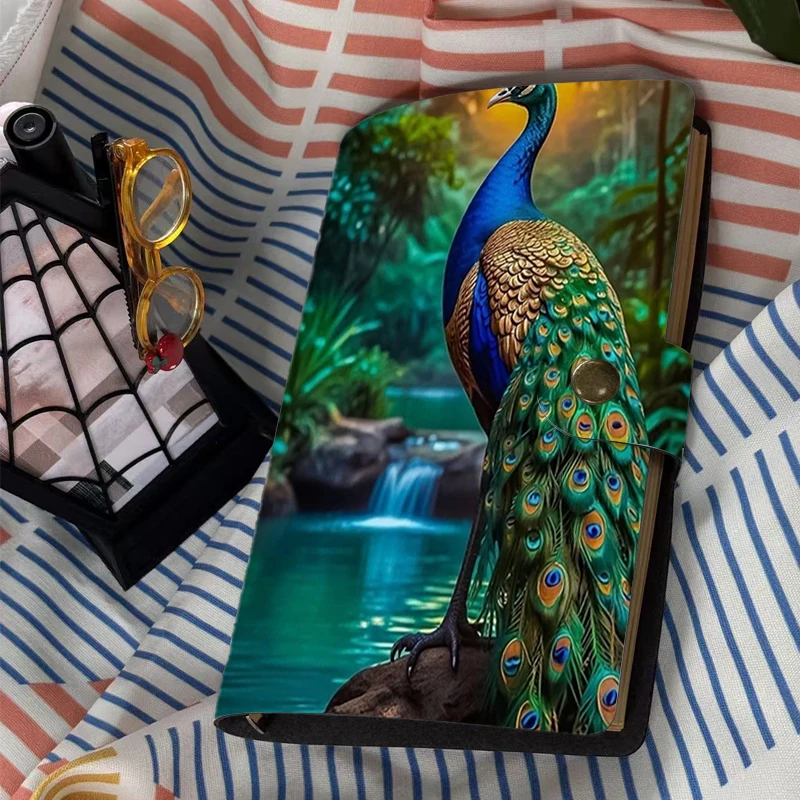 Tropical Forest Peacock Art Print Leather Notebook Spiral Journal Diary Planner Notepad With Buckle Closure For Women Men Art Lo
Tropical Forest Peacock Art Print Leather Notebook Spiral Journal Diary Planner Notepad With Buckle Closure For Women Men Art Lo