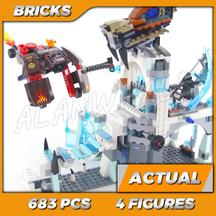 668pcs Chima Sir Fangar's Ice Fortress Saber-tooth Flyer Gorzan’s vehicle 10296 Building Block Sets Compatible With Bricks
668pcs Chima Sir Fangar's Ice Fortress Saber-tooth Flyer Gorzan’s vehicle 10296 Building Block Sets Compatible With Bricks