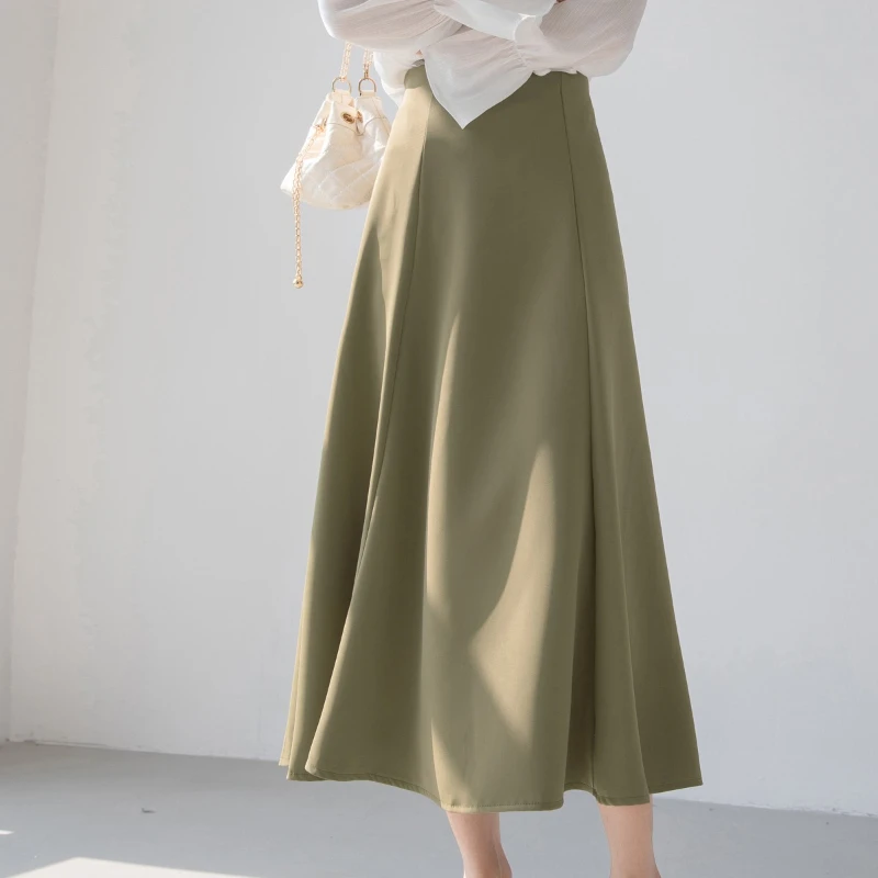 Seoulish Spring Autumn Pure Color Elegant Women's A-line Skirts 2025 New High Waist Casual Loose Office Umbrella Skirts Female
Seoulish Spring Autumn Pure Color Elegant Women's A-line Skirts 2025 New High Waist Casual Loose Office Umbrella Skirts Female