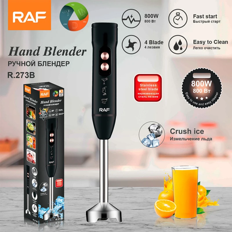 RAFPortable handheld electric stainless steel food blender
RAFPortable handheld electric stainless steel food blender