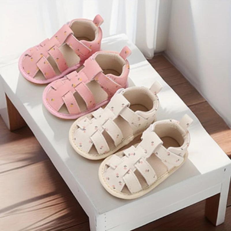 Infant Pre-Walker Shoes Baby Shoes 0-18M Girls Floral PU Sandals Rubber Sole Summer Newborn Casual Footwear
Infant Pre-Walker Shoes Baby Shoes 0-18M Girls Floral PU Sandals Rubber Sole Summer Newborn Casual Footwear