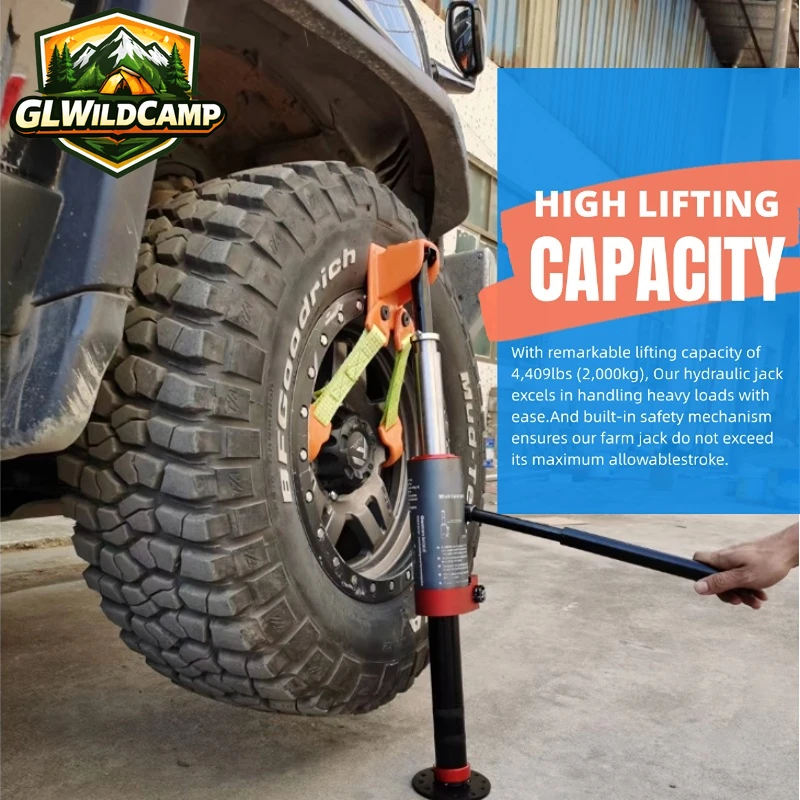 2-3Ton Aluminum High Lift Hydraulic Recovery Long Jack New Portable Car Repair Top 4x4 Off-Road SUV Universal Parts HITHIS
2-3Ton Aluminum High Lift Hydraulic Recovery Long Jack New Portable Car Repair Top 4x4 Off-Road SUV Universal Parts HITHIS