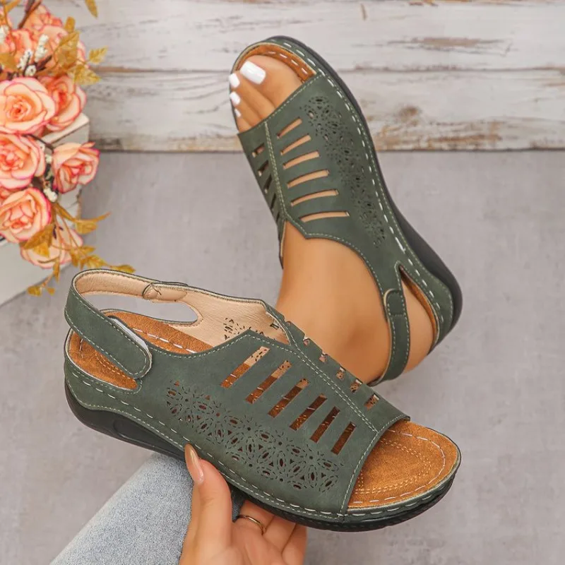 2026 Summer New Women Wedges Sandals Open Toe Stylish High Heels Shoes for Women Platform Hollow Out Casual Sandals
2026 Summer New Women Wedges Sandals Open Toe Stylish High Heels Shoes for Women Platform Hollow Out Casual Sandals