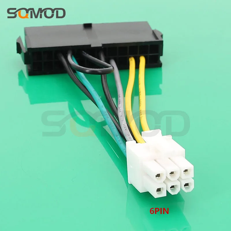NEW ATX PSU Standard 24Pin Female to 6P Male Internal Power Adapter Converter Cable For Dell 6 PIN 3060 5060 7060 Mainboard
NEW ATX PSU Standard 24Pin Female to 6P Male Internal Power Adapter Converter Cable For Dell 6 PIN 3060 5060 7060 Mainboard