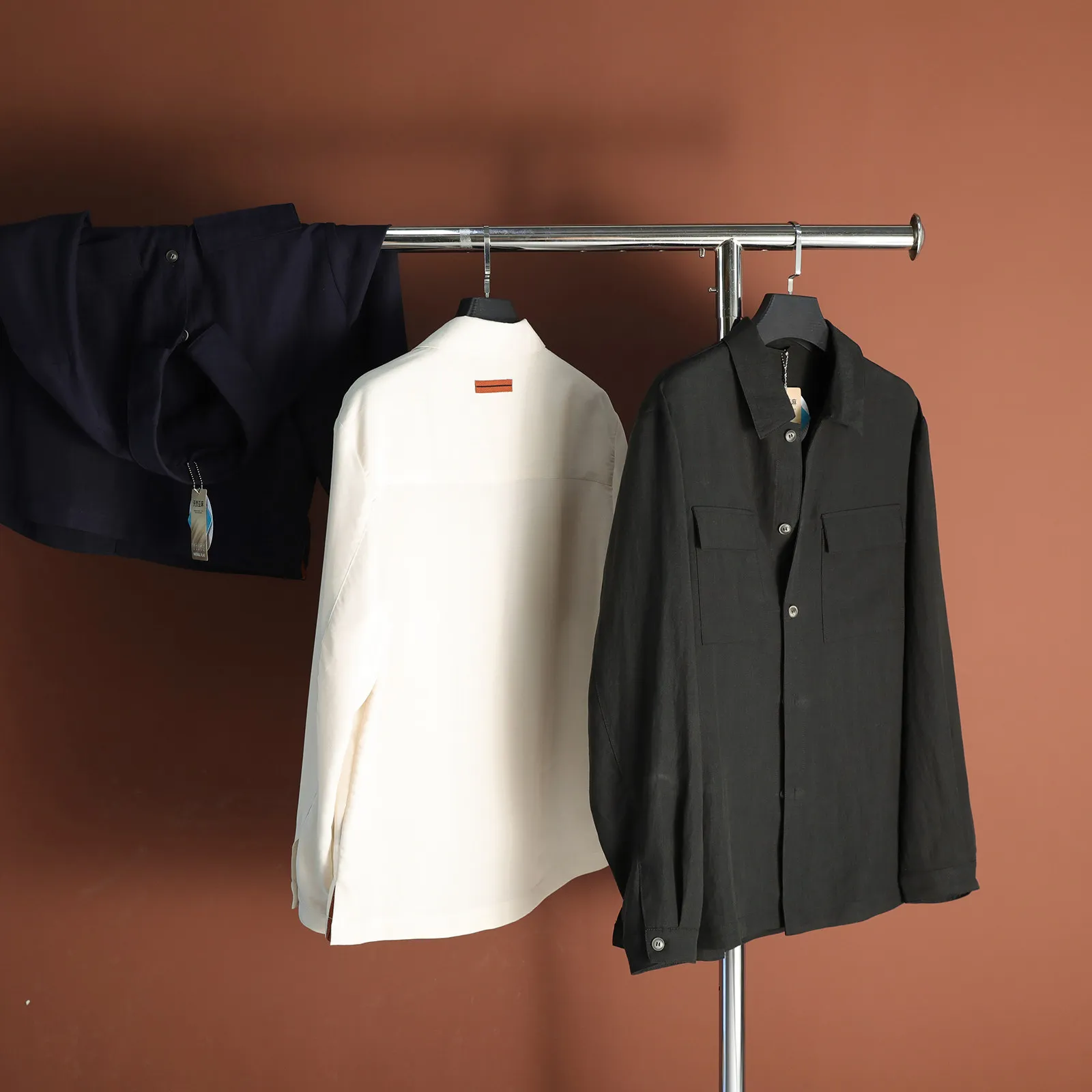 Italian luxury old money wind 2026 spring and summer new men's high-end linen shirt lapel jacket
Italian luxury old money wind 2026 spring and summer new men's high-end linen shirt lapel jacket
